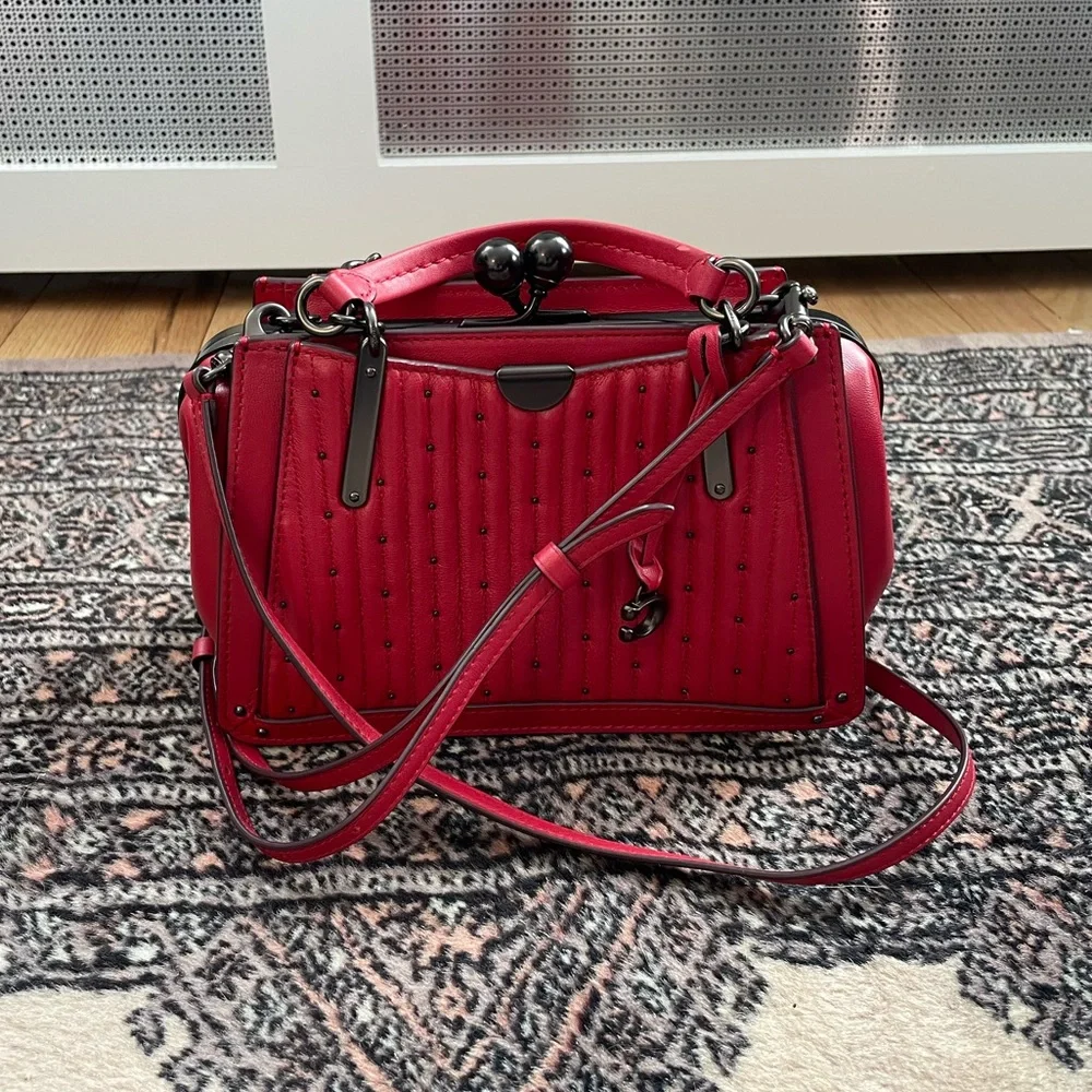 Coach Scarlet Satchel with Heart Accent - Picture 5 of 14